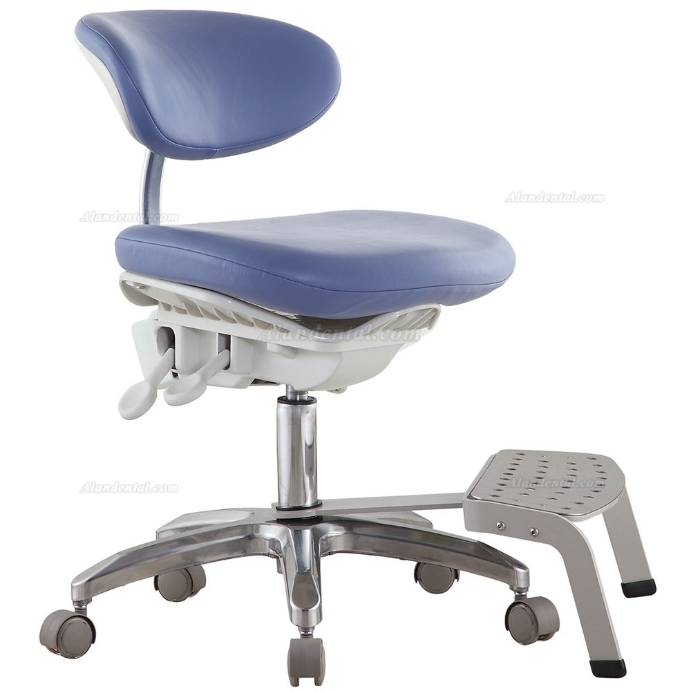 QIYUAN QY DS-PB1 Dental Stool Dynamic Chair Seat with Foot Base PU Leather